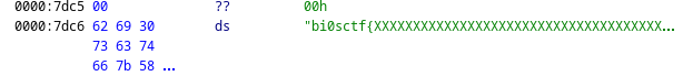 bi0s flag bytes at the end
